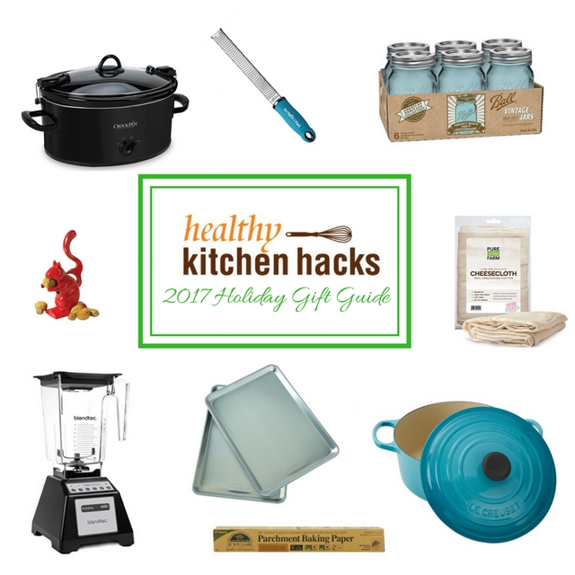 Here our gift suggestions to help your family and friends cook more effectively, nutritiously and deliciously in the kitchen: find our complete Healthy Kitchen Hacks gift guide at Teaspoon of Spice.com